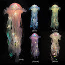 5PCS Jellyfish Bedroom Night Light Lamp Button Battery Hanging Atmosphere Decoration Lamp with Ribbon&Bead for Girl Bedroom 2024