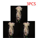 5PCS Jellyfish Bedroom Night Light Lamp Button Battery Hanging Atmosphere Decoration Lamp with Ribbon&Bead for Girl Bedroom 2024