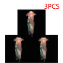 5PCS Jellyfish Bedroom Night Light Lamp Button Battery Hanging Atmosphere Decoration Lamp with Ribbon&Bead for Girl Bedroom 2024