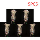 5PCS Jellyfish Bedroom Night Light Lamp Button Battery Hanging Atmosphere Decoration Lamp with Ribbon&Bead for Girl Bedroom 2024